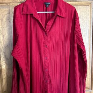East 5th Women’s Scarlet Blouse. EUC! Size 3X